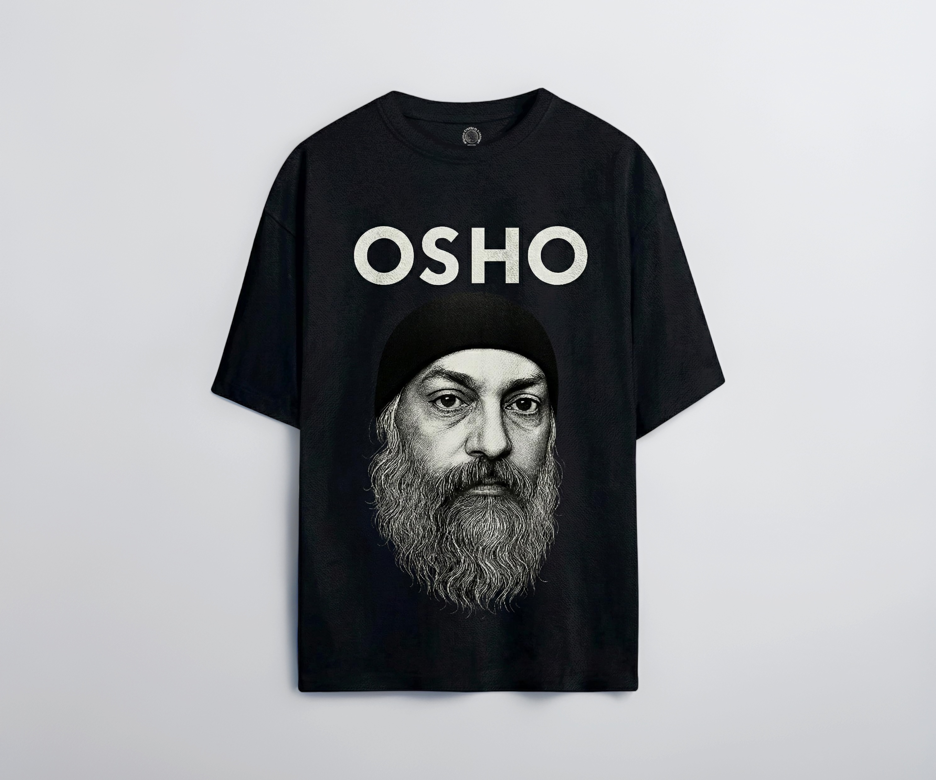 Buy Nextwave Unisex “OSHO Portrait” Oversized Spiritual T‑Shirt
